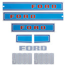 Decal Set for Ford 9000 Mylar - Hood Only - Quality Farm Supply