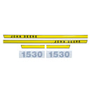 Decal Set for John Deere 1530 Early Mylar - Hood Only - 2" Wide Stripe - Quality Farm Supply