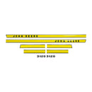 Decal Set for John Deere 3120 Mylar - Hood Only - Quality Farm Supply