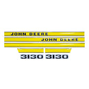 Decal Set for John Deere 3130 Late Mylar - Hood Only - Quality Farm Supply