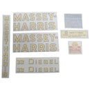 Decal Set for Massey Harris 33 Diesel Vinyl - Quality Farm Supply