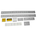 Decal Set for Massey Ferguson 88 Diesel Vinyl - Chrome Lettering - Quality Farm Supply