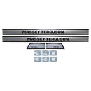Decal Set for Massey Ferguson 390 Mylar - Hood Only - Quality Farm Supply