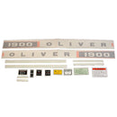 Decal Set for Oliver 1900 Diesel Vinyl - Quality Farm Supply
