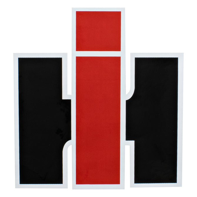 "IH" Logo Decal for International / FarmallMisc.Mylar - "IH" -Â 6 1/2" x 7" Logo - No Background - Quality Farm Supply