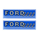 Decal Set for Ford 3000 To 1964 with NAA Style Sheet Metal - Quality Farm Supply