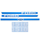 Decal Set for Ford 1510 Mylar - Hood Only - Quality Farm Supply