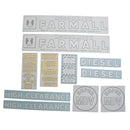 Decal Set for International / Farmall Super MDV - Quality Farm Supply