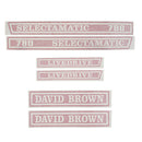 Decal Set for David Brown 780 Selectamatic - Quality Farm Supply