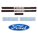 Decal Set for Ford 1520 Mylar - Hood Only - Quality Farm Supply