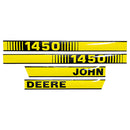 Decal Set for John Deere 1450 Mylar - Hood Only - Quality Farm Supply