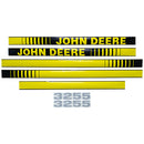 Decal Set for John Deere 3255 Mylar - Hood Only - Quality Farm Supply
