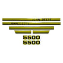 Decal Set for John Deere 5500 Mylar - Hood Only - Quality Farm Supply