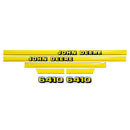 Decal Set for John Deere 6410 Mylar - Hood Only - Quality Farm Supply