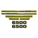 Decal Set for John Deere 6500 Mylar - Hood Only - Quality Farm Supply