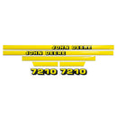 Decal Set for John Deere 7210 Mylar - Hood Only - Quality Farm Supply
