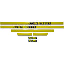 Decal Set for John Deere 7610 Mylar - Hood Only - Quality Farm Supply