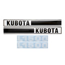 Decal Set for Kubota L1500 Mylar - Hood Only - Quality Farm Supply
