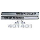 Decal Set for Massey Ferguson 431 Mylar - Hood Only - Quality Farm Supply