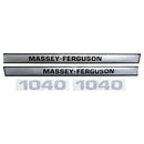 Decal Set for Massey Ferguson 1040 Mylar - Hood Only - Quality Farm Supply