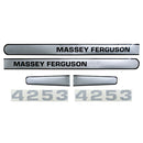 Decal Set for Massey Ferguson 4253 Mylar - Hood Only - Quality Farm Supply