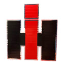 "IH" Logo Decal for International / FarmallMisc.Vinyl - "IH" - 5" Logo w/ Chrome Outline - No Background - Quality Farm Supply