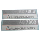 Decal Set for Allis Chalmers 7000 with Maroon Belly - Quality Farm Supply