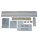 Decal Set for Case 1570 Agri King Turbo 1974 - 1978 - Quality Farm Supply