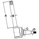Spindle for John Deere 4555, 4560, 4630, 4640, 4650 AR53880