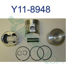 Maxiforce Piston With Rings, 486E, Standard for Yanmar 2574536 - Quality Farm Supply